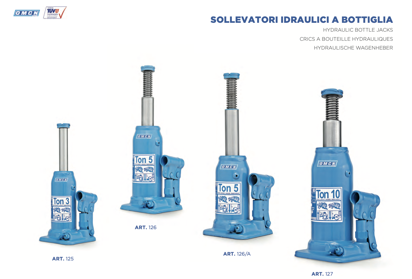 Crics à bouteille hydrauliques 1