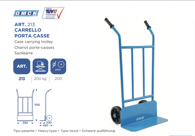 Chariot porte-caisses