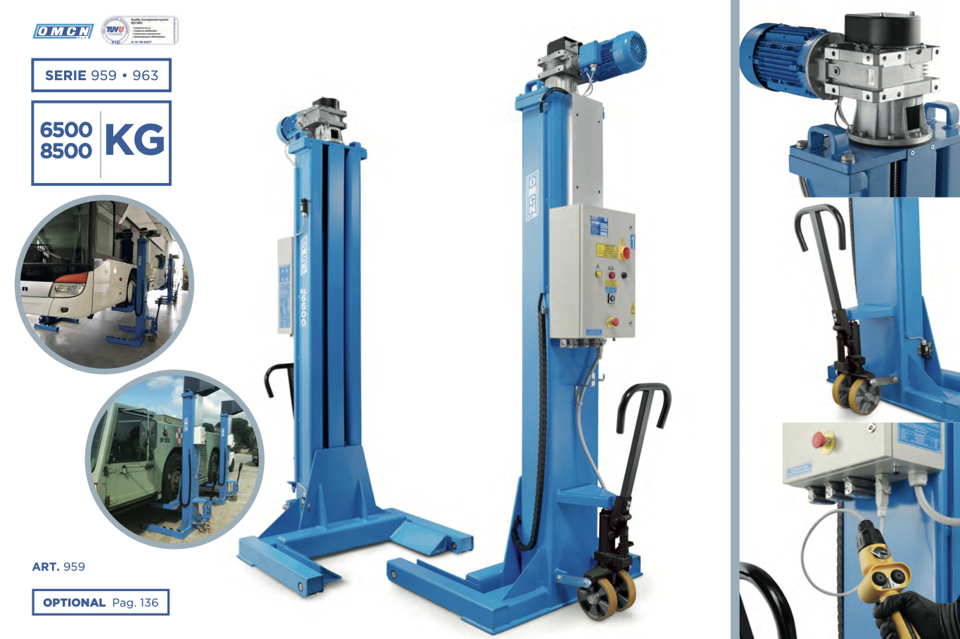 Élévateurs à colonnes mobiles